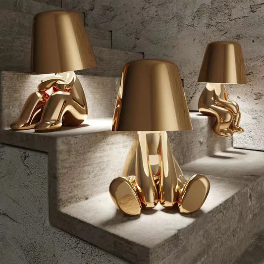 Golden Table Lamp