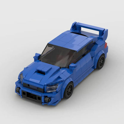 Blue Lego Car