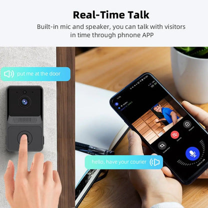 Smart Doorbell Video CameraDoor Ring Bell Chime Security