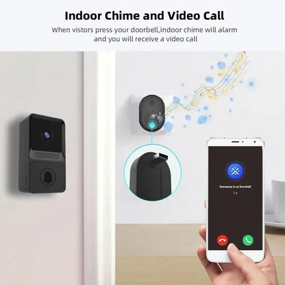 Smart Doorbell Video CameraDoor Ring Bell Chime Security